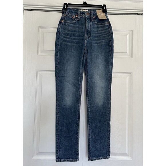 MADEWELL The Curvy Perfect Vintage Jean Blue Decatur Wash Tapered Leg Size 23 - Picture 2 of 11